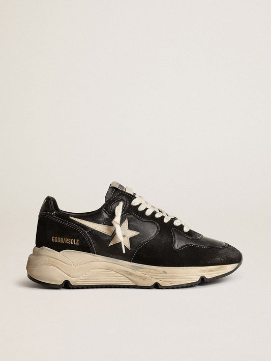 Golden Goose Running Sole Donna in nappa e suede nere